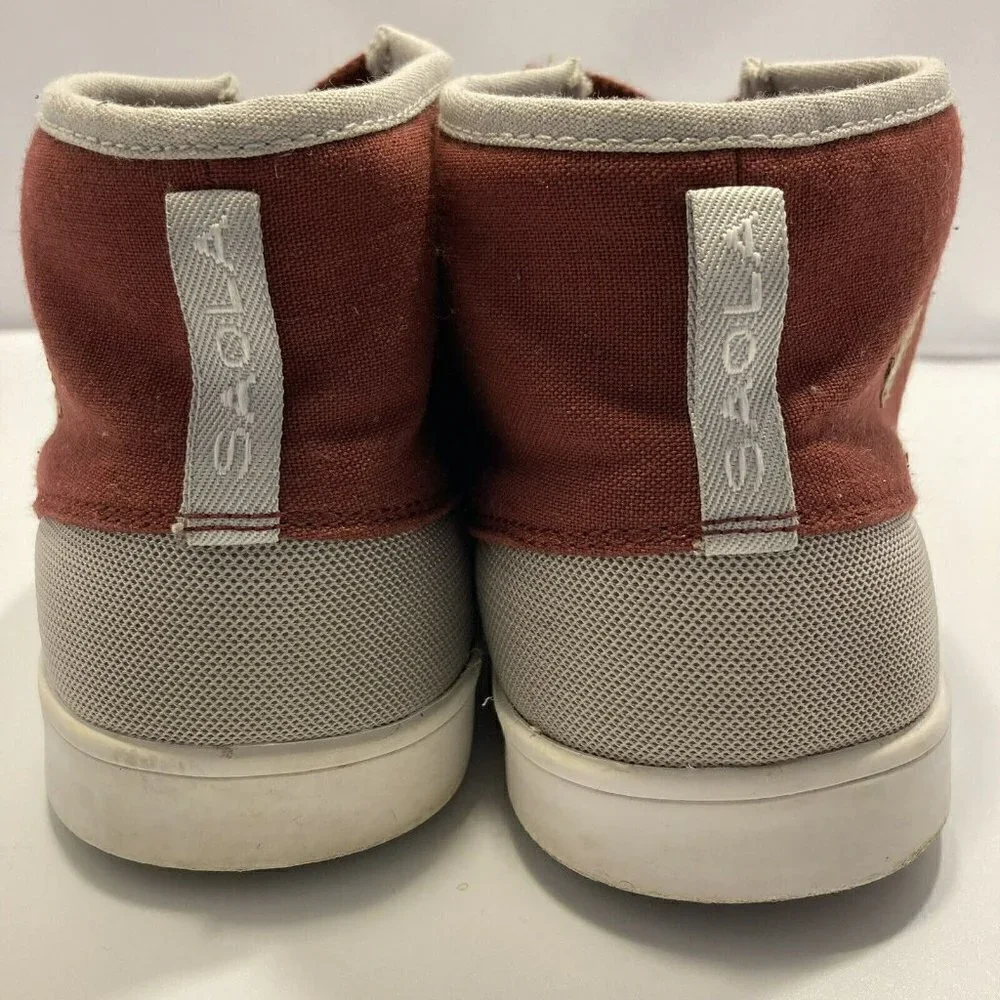 Saola‎ Shoes Make An Impact Sustainable Mens 12 Wine Red Ankle High Top Lace Up